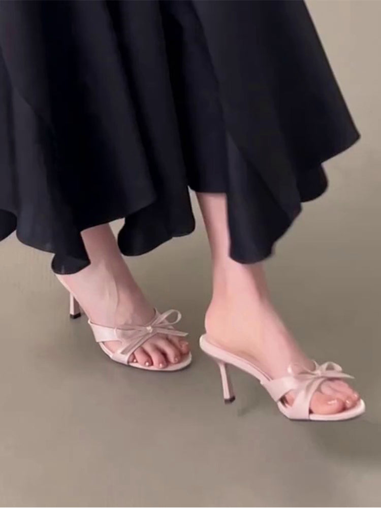 Scarpe donne rosa con bow