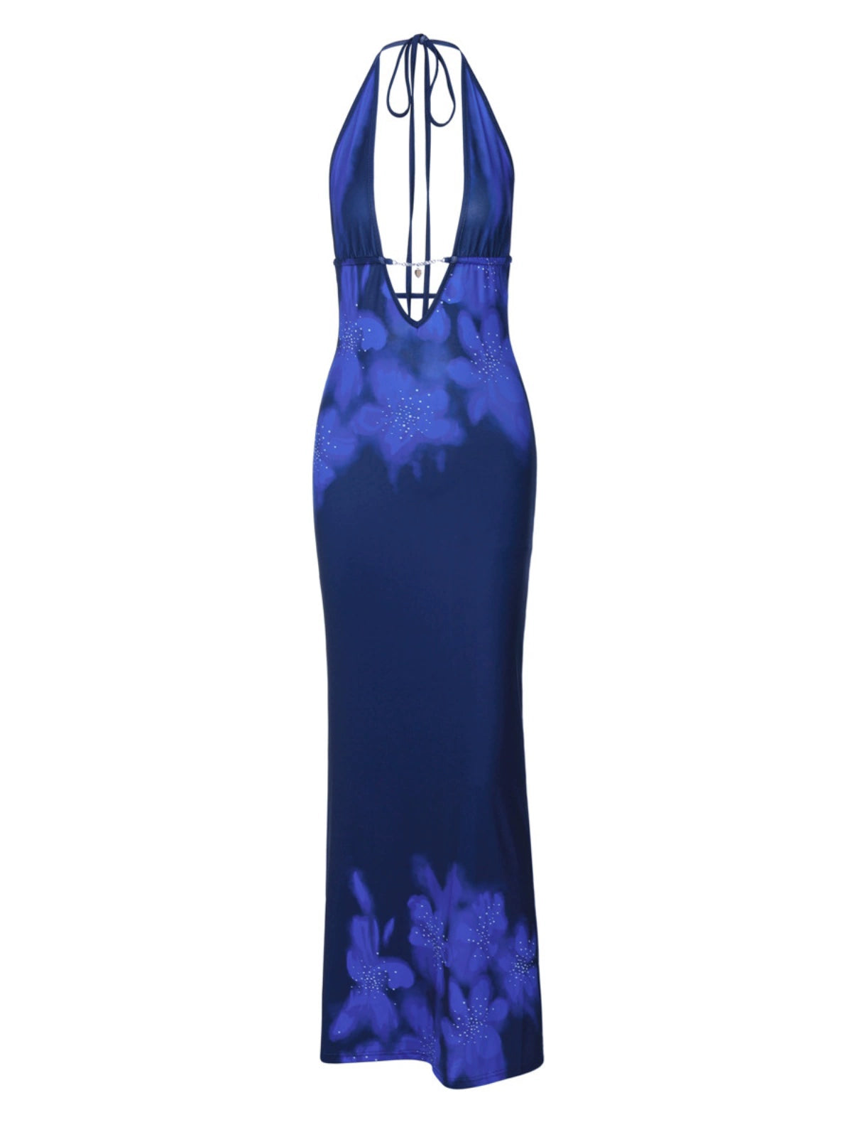 Abito da sera V-neck con gonna lunga - Donna - Collezione Autunno 2024