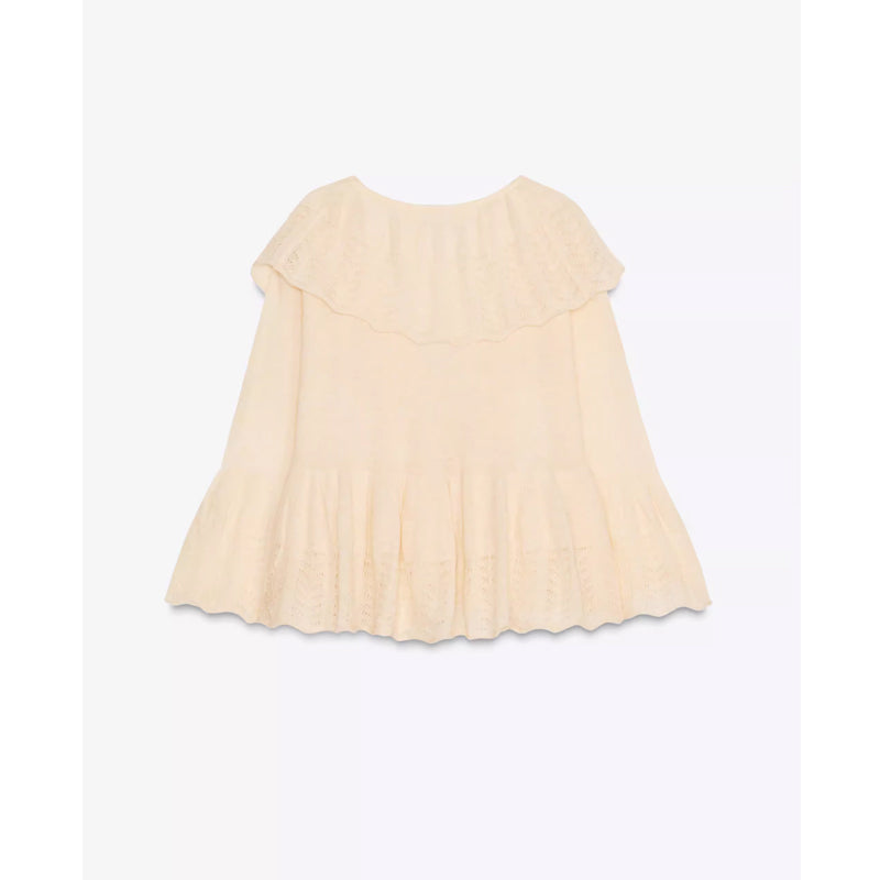 Maglione giallo sottile