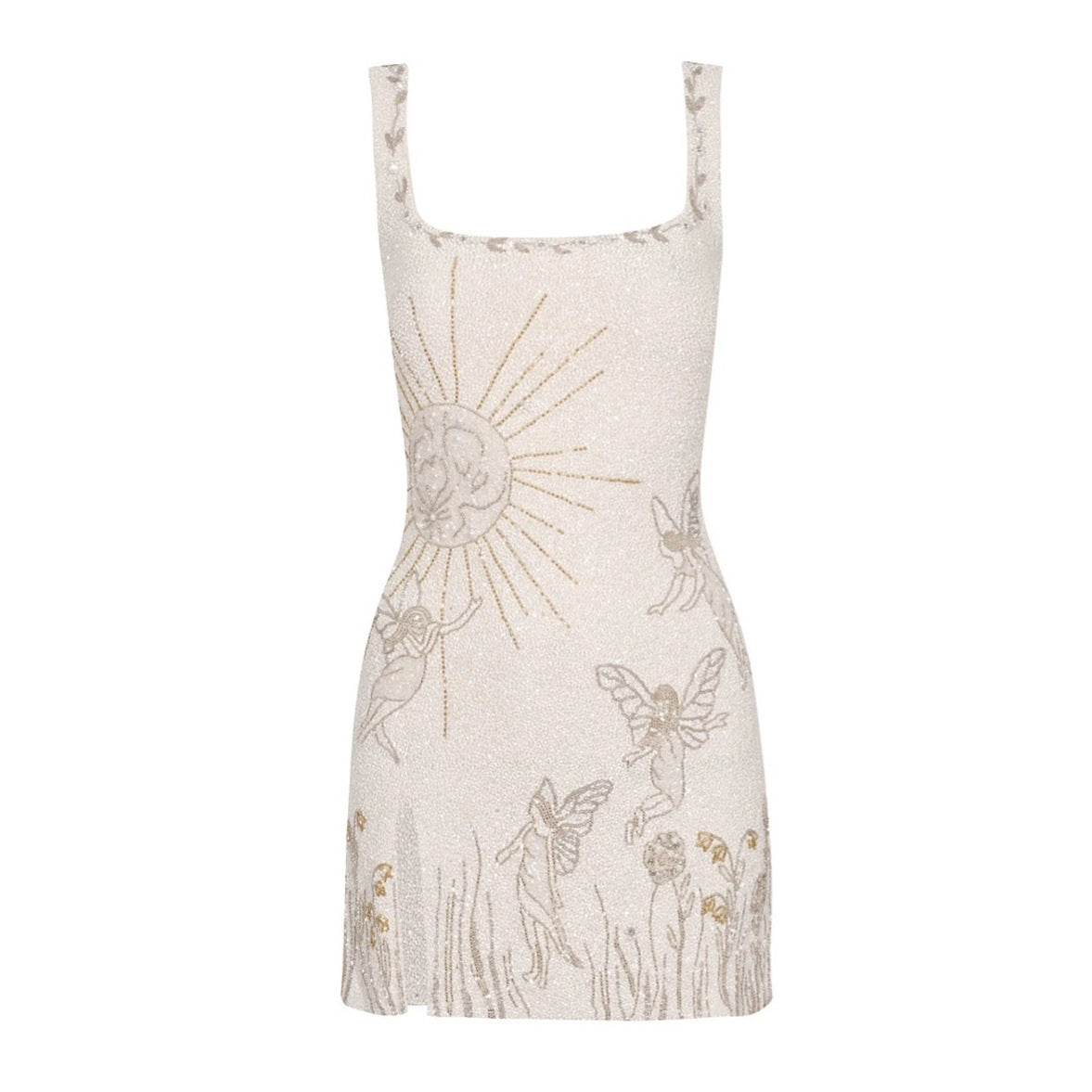 Vestito estivo 2024 donna, sundress con stampa solare