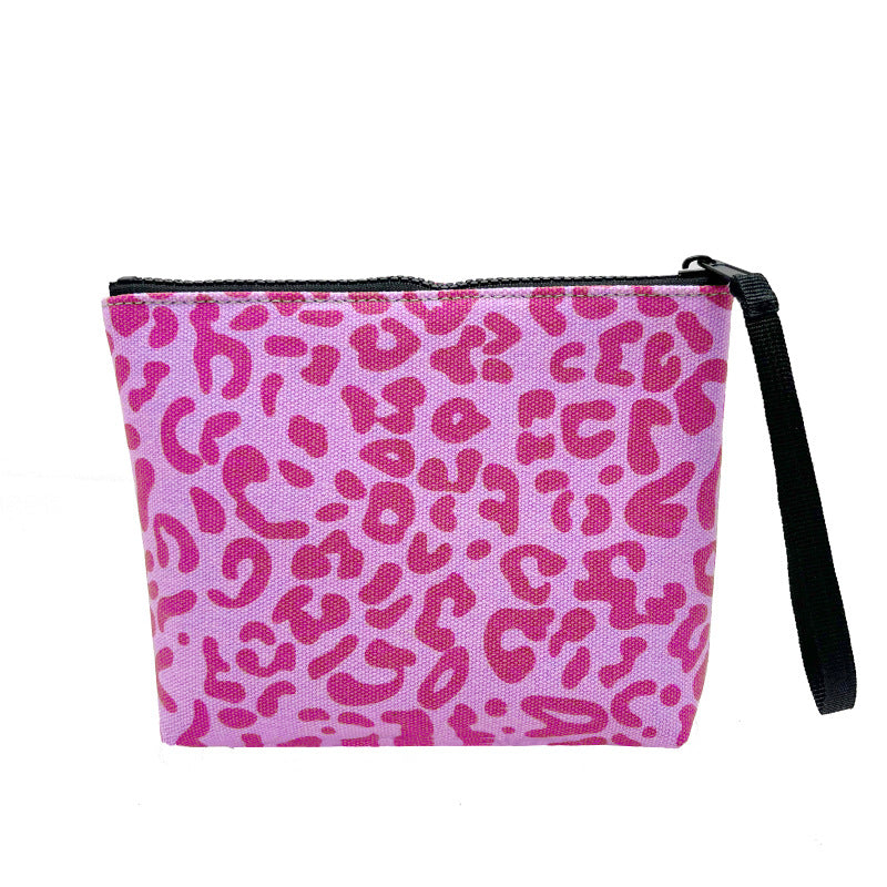 Pochette SAINT BARTH Leopardata – Rosso Rosa - Ibiza Shop