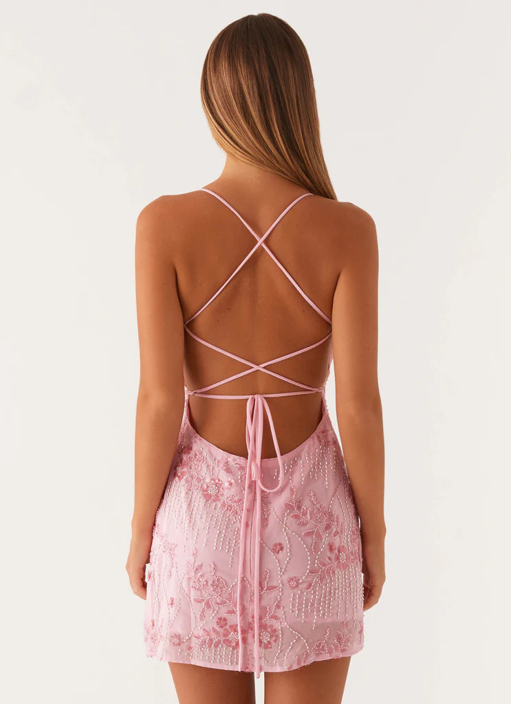 Sequins Embroider Dress