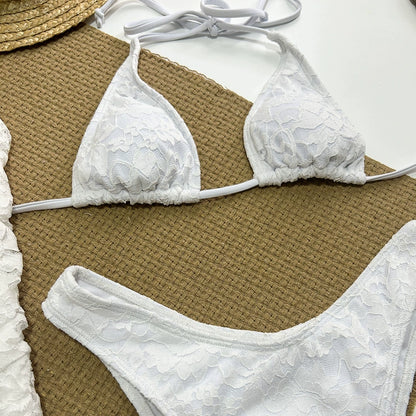 Costume da bagno in bikini intero in bianco per donna - Taglie S-XL