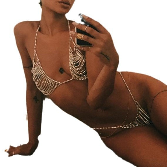 Costume da bagno sexy con accessori