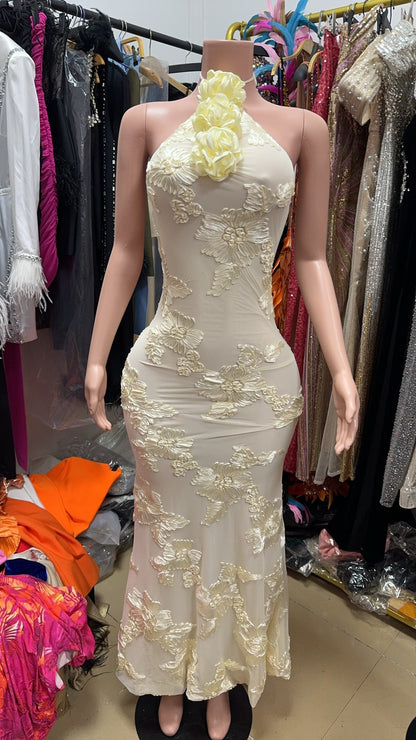 Vestito donna elegante senza maniche e scapolare, autunno 2025, collezione donna