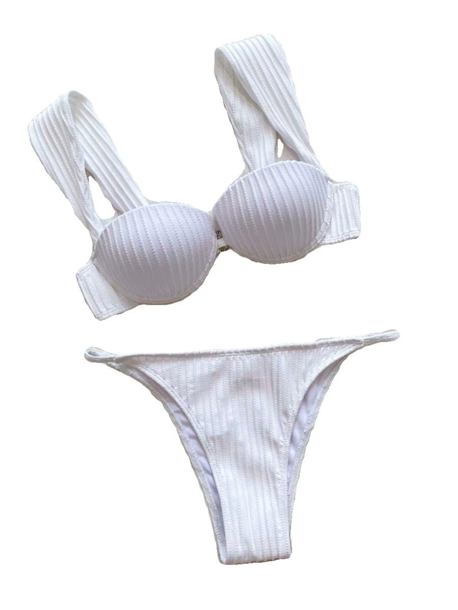 Bikini Donna Moderno in Nylon Con Bustino Push-Up