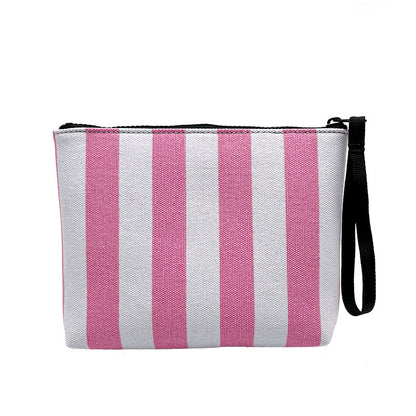 Pochette Retrò SAINT BARTH – Righe Rosa - Ibiza Shop