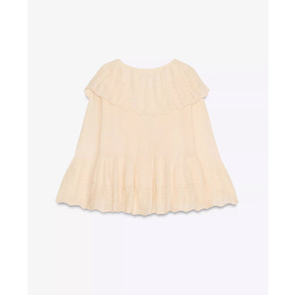 Maglione giallo sottile